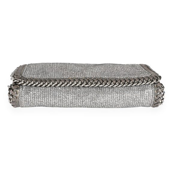 Stella McCartney Silver Metallic Falabella Crossbody Bag - Picture 5 of 7